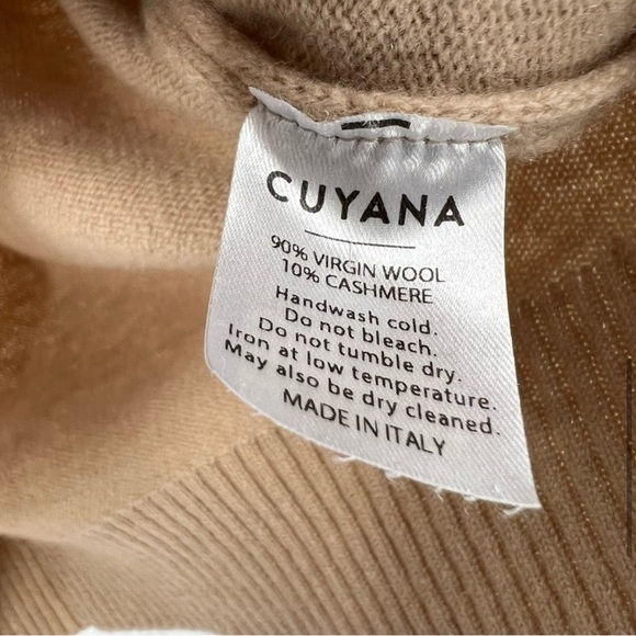 Cuyana Camel Wool Cashmere Sweater size Small - Picture 7 of 9